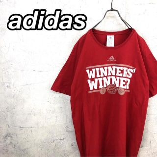 アディダス(adidas)の希少 90s アディダス Tシャツ ビッグプリント ビッグシルエット 美品(Tシャツ/カットソー(半袖/袖なし))