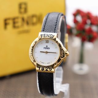 フェンディ(FENDI)の正規品【新品電池】FENDI 430L/動作良好 超美品 人気モデル ロゴ(腕時計)