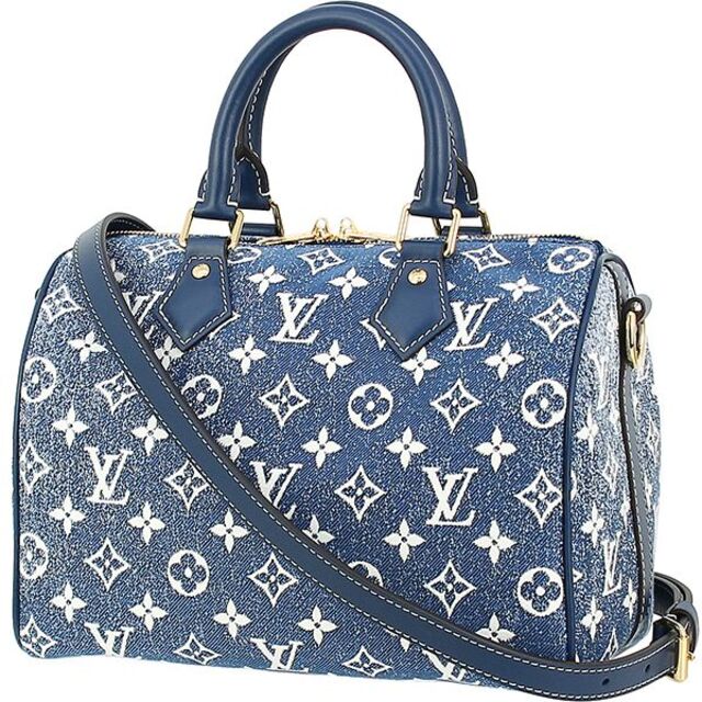 LOUIS VUITTON ショルダーバッグ デニム ブルー 新品 157863