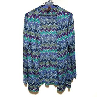 ミッソーニ(MISSONI)のミッソーニ カーディガン サイズ42 M美品 (カーディガン)