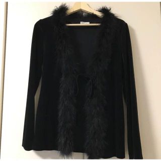 スコットクラブ(SCOT CLUB)のお値下げ♡美品♡プチ・プードル ジャケット （ファー付き）(ノーカラージャケット)