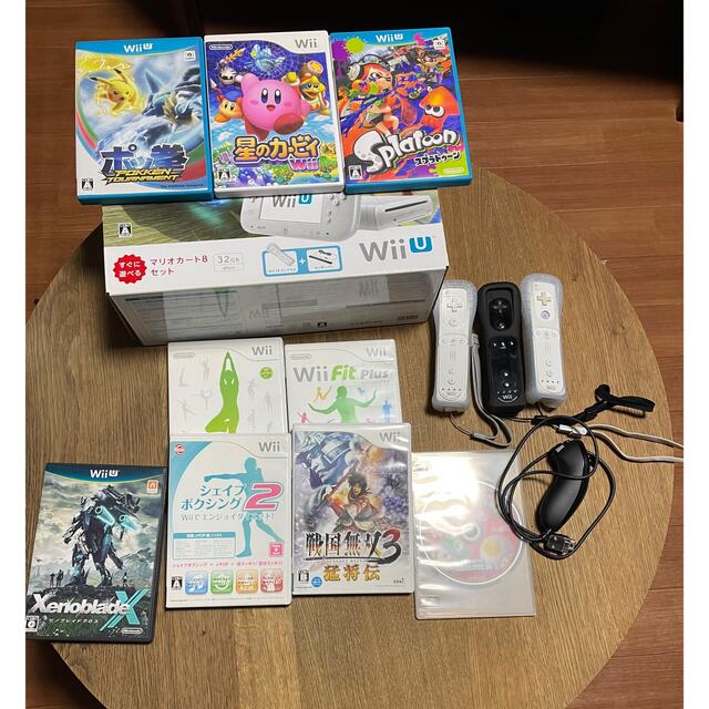 Wii U &ソフトセット　＋Wiiリモコン&ヌンチャクゲームソフト/ゲーム機本体