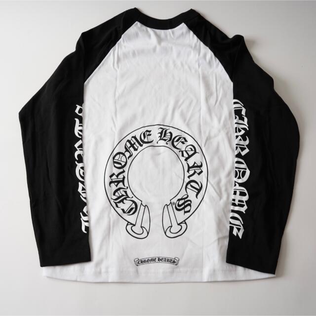 激レア CHROME HEARTS クロムハーツ ラグラン ロンT ホースシュー-