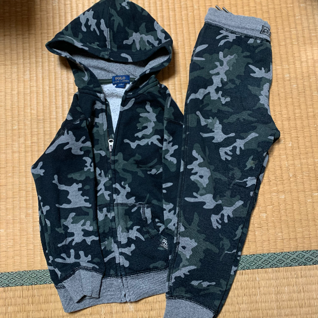 POLO RALPH LAUREN(ポロラルフローレン)の【120/60】ポロラルフローレン　パーカー＆パンツセット キッズ/ベビー/マタニティのキッズ服男の子用(90cm~)(Tシャツ/カットソー)の商品写真