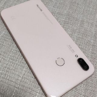 ファーウェイ(HUAWEI)のHUAWEI P20 Lite サクラピンク 32 GB UQ mobile(スマートフォン本体)