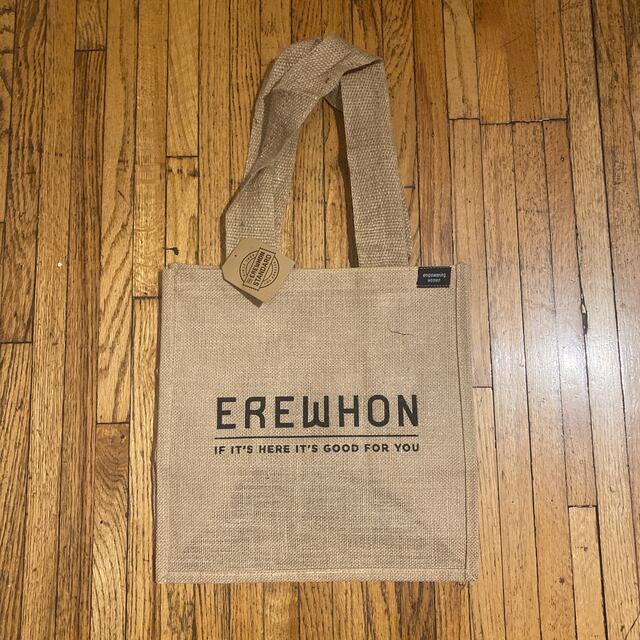 新品 Erewhon Market ジュートバッグ エコバッグ ベージュ レディースのバッグ(エコバッグ)の商品写真