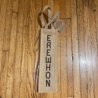 新品 Erewhon Market ジュート ワインバッグ エコバッグ ベージュ(エコバッグ)