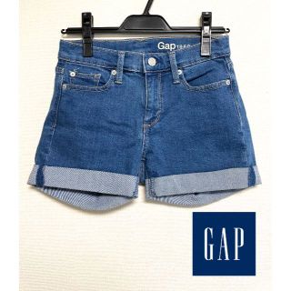 ギャップ(GAP)の【値下げ/ほぼ新品】春夏 ショートデニム Sサイズ相当 インディゴブルー 00(ショートパンツ)