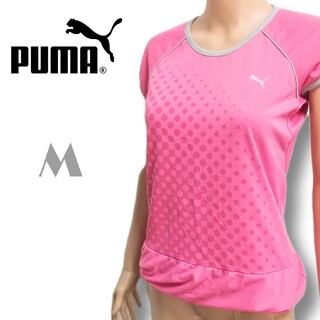 プーマ(PUMA)のPUMA　ドット柄Ｔシャツ(Tシャツ(半袖/袖なし))