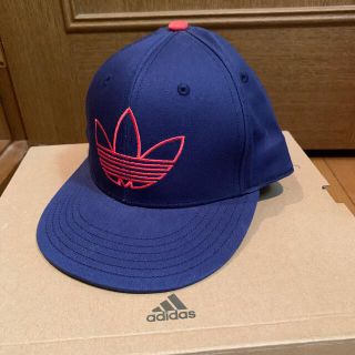 アディダス(adidas)のadidas ネイビー キャップ(キャップ)