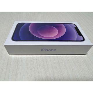 アイフォーン(iPhone)のiPhone 12 パープル 256GB SIM フリー 新品(スマートフォン本体)