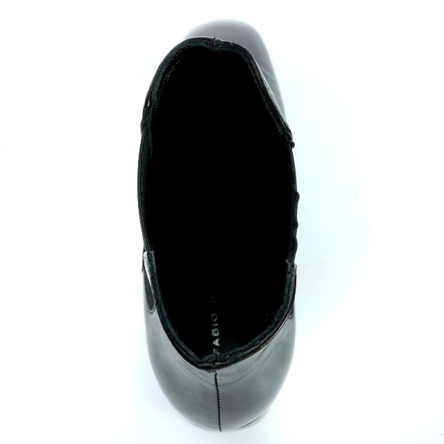 ファビオルスコーニ サイドゴアブーツ ショートブーツ 25cm 黒約12cmヒールの高さ