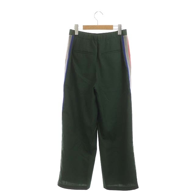 エンフォルド 21AW ドライウール ラインストレートパンツ テーパード
