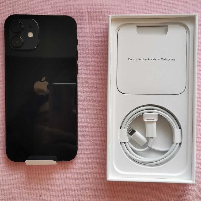 ❰新品未使用!!❱ iPhone12 64GB black 黒 ブラック ドコモ スマホ/家電/カメラのスマートフォン/携帯電話(スマートフォン本体)の商品写真