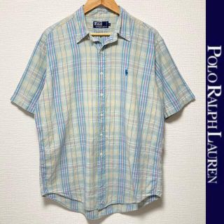 ポロラルフローレン(POLO RALPH LAUREN)のラルフローレン　チェックシャツ　ヴィンテージ　HAMILTON　半袖　RRL (シャツ)