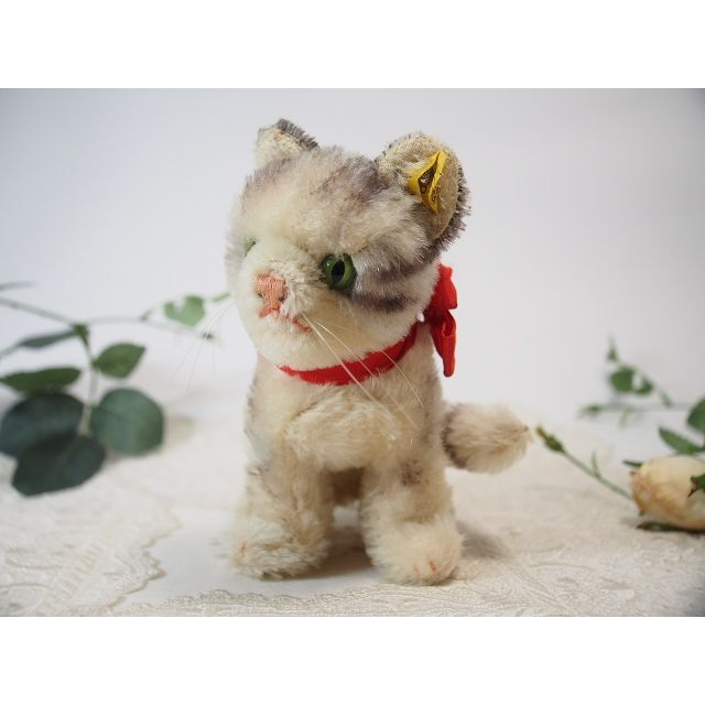 【新品レア】1901 シュタイフ ネコ 猫 Katze Replica1997