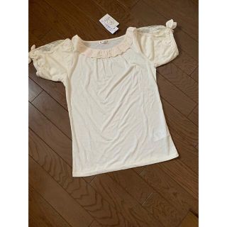 アクシーズファム(axes femme)のTシャツ カットソー トップス レディース 袖透かしインナー アクシーズファム(カットソー(半袖/袖なし))