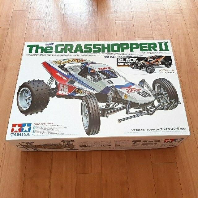 ☆新品未組立 タミヤ 1/10RC グラスホッパーⅡ ブラックエディションの