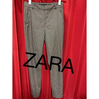 ザラ(ZARA)のZARA パンツ　チェック　千鳥　秋　リリーブラウン　スナイデル(クロップドパンツ)