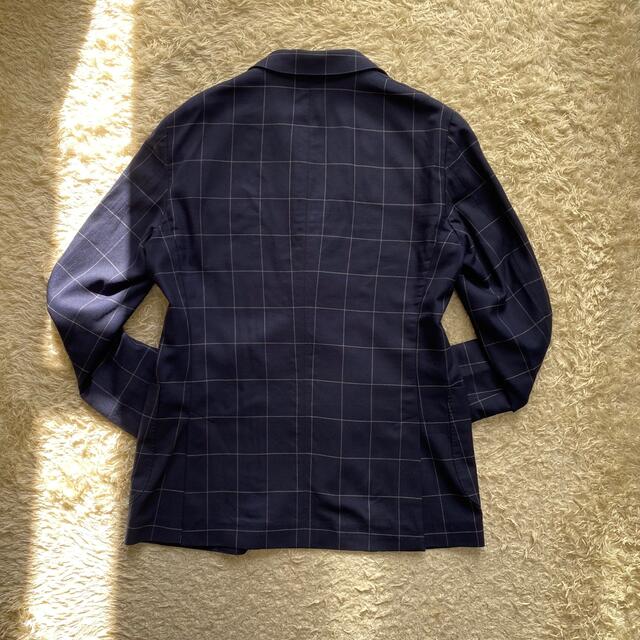 JUNMEN(ジュンメン)のJUN MEN M  シルク混　テーラードジャケット ビジカジ　ジャケパン メンズのジャケット/アウター(テーラードジャケット)の商品写真