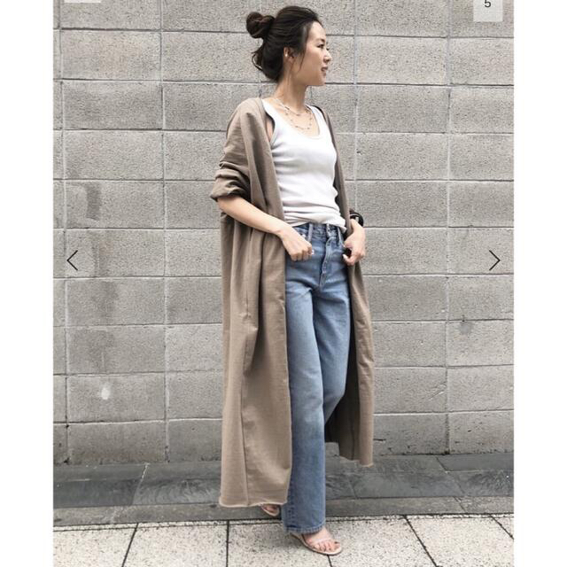 L'Appartement DEUXIEME CLASSE(アパルトモンドゥーズィエムクラス)の【AMERICANA/アメリカーナ】Sweat Long Cardigan レディースのトップス(カーディガン)の商品写真