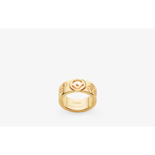 FENDI(フェンディ)のFFリング　ゴールドカラーリング ※値段交渉あり レディースのアクセサリー(リング(指輪))の商品写真