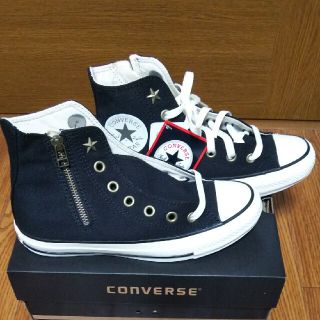 コンバース(CONVERSE)の専用様限定のみ着払い♥️CONVERSE♥️ハイカットスニーカー♥️ZIP♥️黒(スニーカー)