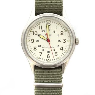 タイメックス(TIMEX)のTIMEX 腕時計 JCREW CIRCA2010 フィールドアーミー カーキ(腕時計(アナログ))