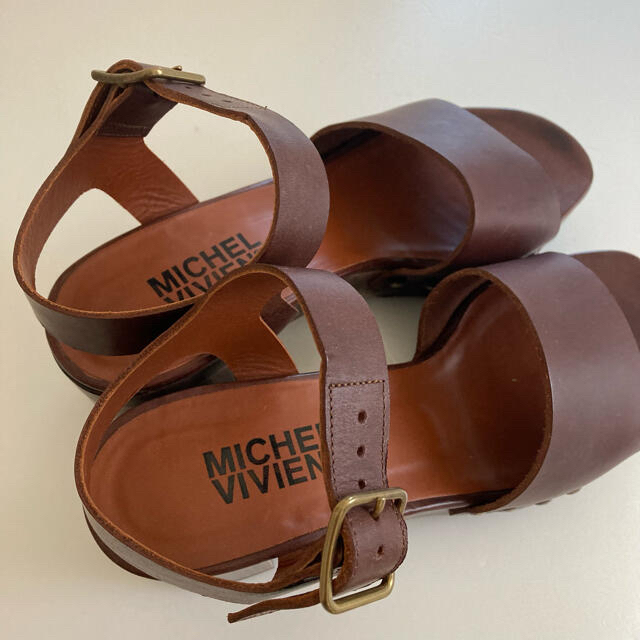 Plage(プラージュ)のplage購入 michel vivienウッドサンダル37 レディースの靴/シューズ(サンダル)の商品写真