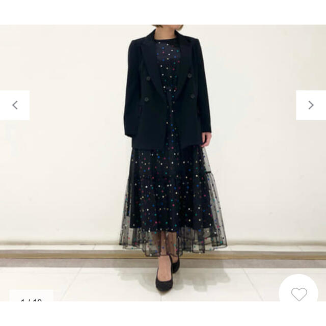 美品!タグつき】マルチドットembドレス グレースクラスグレース