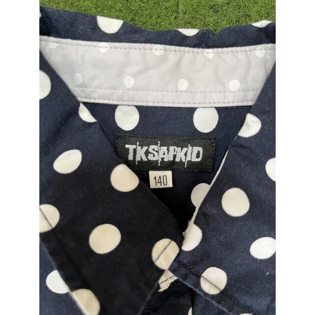 TK(ティーケー)の新品✨ TK KID 140cm 長袖水玉シャツ キッズ/ベビー/マタニティのキッズ服男の子用(90cm~)(Tシャツ/カットソー)の商品写真