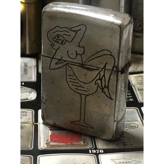 【ベトナムZIPPO】本物 1969年製ベトナムジッポー「ヌードモデル」