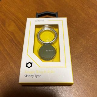 ハイミー(HIMMY)のHamee iFace スマホリングスキニータイプ  カーキ(その他)