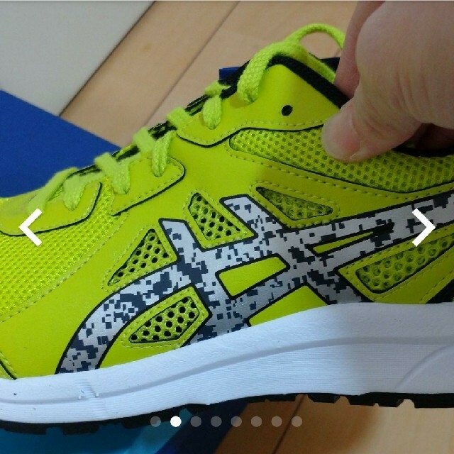 asics(アシックス)のasics　アシックス　安全靴　CP106 24.5cm　ライム×シルバー レディースの靴/シューズ(その他)の商品写真