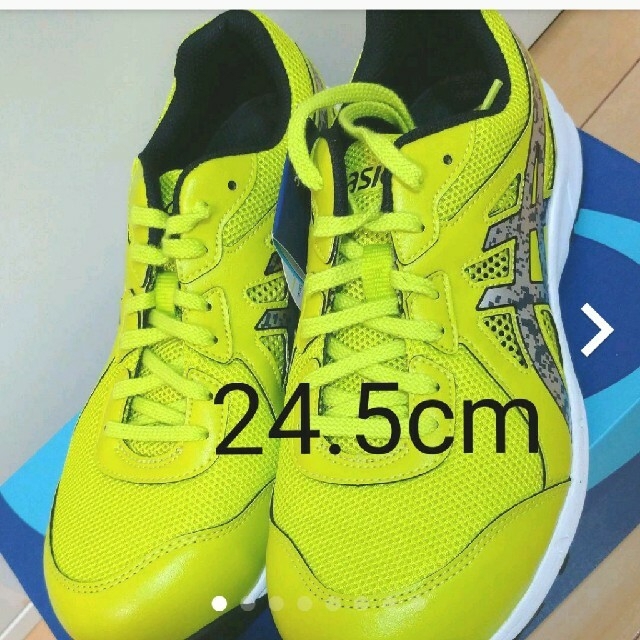 asics(アシックス)のasics　アシックス　安全靴　CP106 24.5cm　ライム×シルバー レディースの靴/シューズ(その他)の商品写真