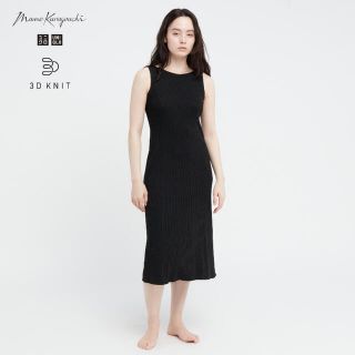 ユニクロ(UNIQLO)のUniqlo mame kurogouchi コラボ　ワンピース(ロングワンピース/マキシワンピース)