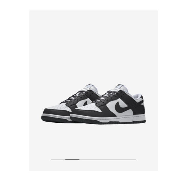 NIKE dunk low by you 26cm パンダスニーカー