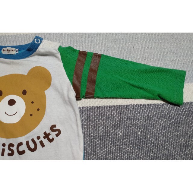 HOT BISCUITS(ホットビスケッツ)の☺セール☺ ホットビスケッツ ロンT 80 キッズ/ベビー/マタニティのベビー服(~85cm)(Ｔシャツ)の商品写真