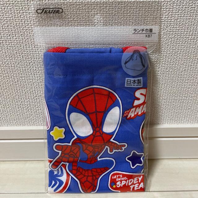 MARVEL(マーベル)の【専用】 スパイダーマン  ランチ巾着3枚 コップ袋 2枚 インテリア/住まい/日用品のキッチン/食器(弁当用品)の商品写真