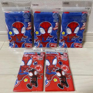 マーベル(MARVEL)の【専用】 スパイダーマン  ランチ巾着3枚 コップ袋 2枚(弁当用品)