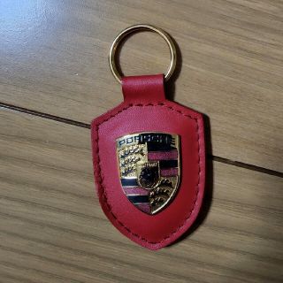 ポルシェ(Porsche)のポルシェキーホルダー(赤)(キーホルダー)