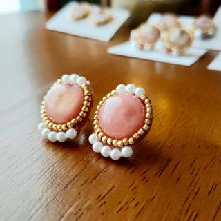 ビーズ刺繍ピアス(ピアス)