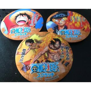 ワンピース(ONE PIECE)の【 ONE PIECE 】 缶バッジ スクラッチ ワンピース(バッジ/ピンバッジ)