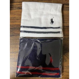 ポロラルフローレン(POLO RALPH LAUREN)の新品✨ラルフローレン　ウォッシュタオル2枚セット ゲストタオル(タオル/バス用品)