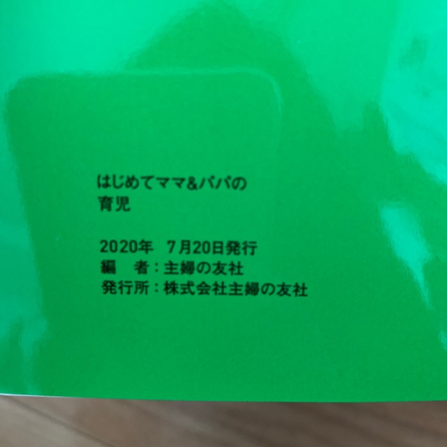 はじめてママ＆パパの育児 エンタメ/ホビーの雑誌(結婚/出産/子育て)の商品写真