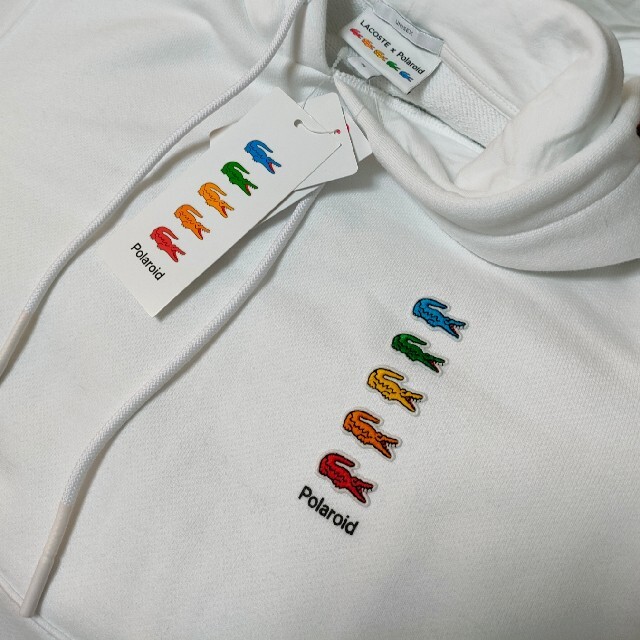 ラコステ LACOSTE ポラロイド コラボ 別注 パーカー