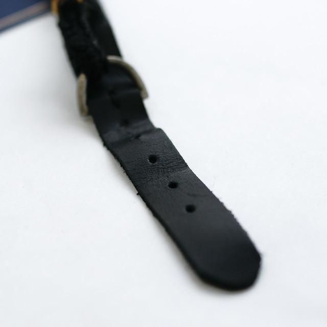 SCOTCH & SODA(スコッチアンドソーダ)のブレスレット Scotch & Soda 本革 黒 B01MU7FBCK-BLK メンズのアクセサリー(ブレスレット)の商品写真