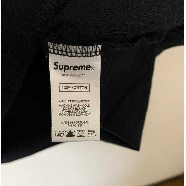Supreme(シュプリーム)のSupreme Intarsia Spellout S/S Top 黒　Ｌ メンズのトップス(Tシャツ/カットソー(半袖/袖なし))の商品写真