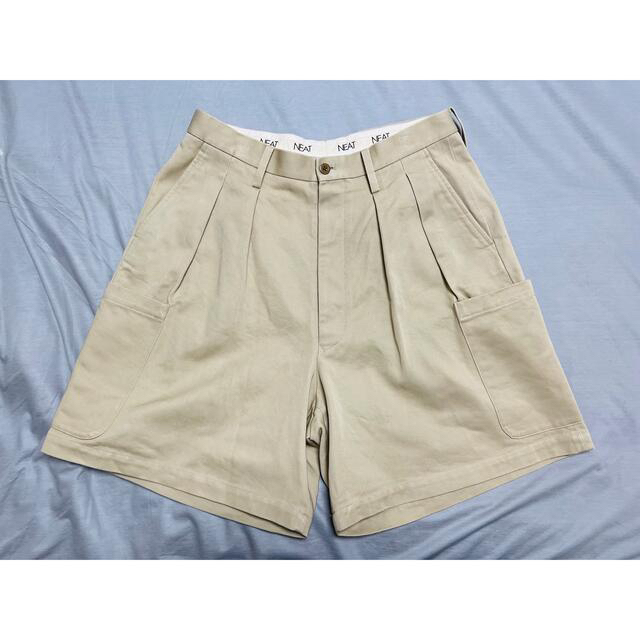 neat katsuragi cargo shorts beige L メンズのパンツ(ショートパンツ)の商品写真