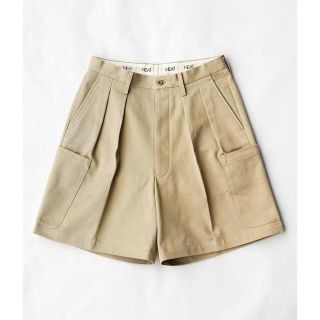 neat katsuragi cargo shorts beige L(ショートパンツ)